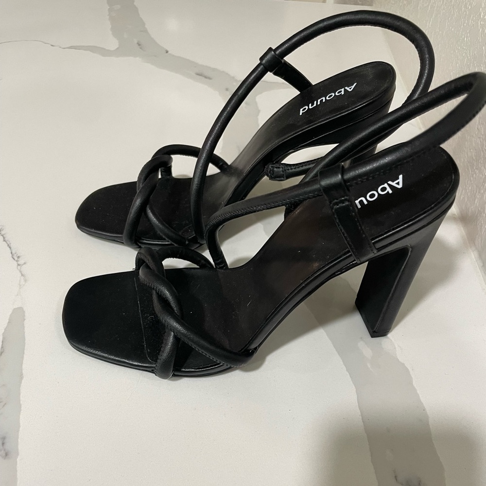 Abound black heels - never worn